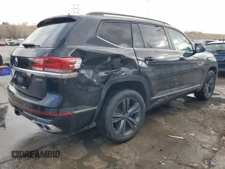 2021 Volkswagen Atlas SE with VIN 1V2RR2CA8MC527090, listed as a Copart auction lot 50008125 with 51,086 mi miles and Salvage title. Bid and sale history available at DreamBid. Image 3.