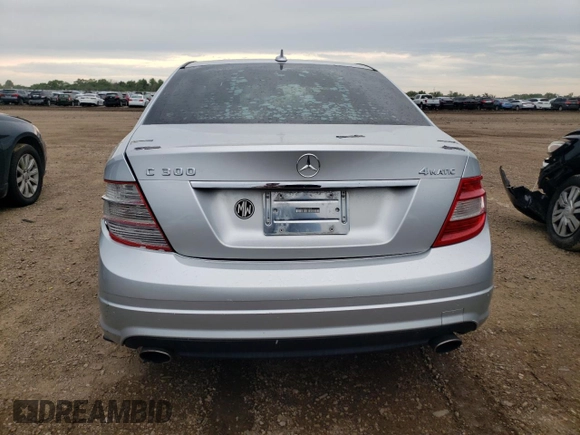 2009 Mercedes-Benz C 300 Sport with VIN WDDGF81X69F214529, listed as a Copart auction lot 61756915 with 135,184 mi miles and Clean title. Bid and sale history available at DreamBid. Image 6.