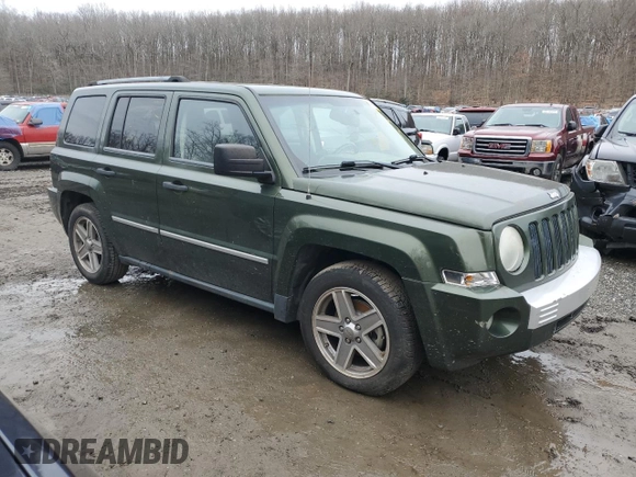 2008 Jeep Patriot Limited with VIN 1J8FT48W28D623151, listed as a Copart auction lot 44363375 with 218,930 mi miles and Salvage Title. Bid and sale history available at DreamBid. Image 4.