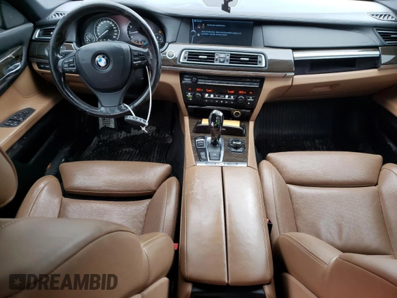 2011 BMW 7 Series 750Li xDrive with VIN WBAKC8C51BC433184, listed as a Copart auction lot 50345755 with 257,206 mi miles and Clean Title. Bid and sale history available at carsss.com. Image 8.