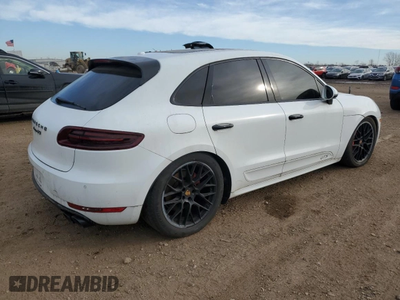 2018 Porsche Macan GTS with VIN WP1AG2A53JLB62001, listed as a Copart auction lot 43154635 with Not provided miles and Salvage title. Bid and sale history available at DreamBid. Image 3.