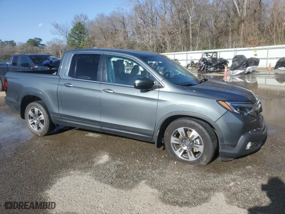 2019 Honda Ridgeline RTL with VIN 5FPYK2F52KB008060, listed as a Copart auction lot 47641435 with 30,467 mi miles and Salvage Title. Bid and sale history available at carsss.com. Image 4.