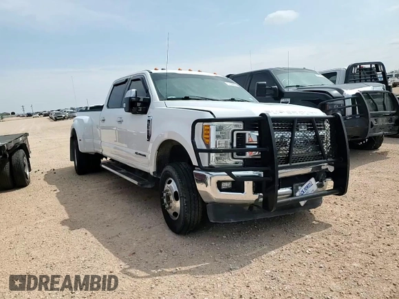 2017 Ford F-350 Lariat with VIN 1FT8W3DT8HEC08097, listed as a Copart auction lot 57352915 with 169,704 mi miles and Salvage title. Bid and sale history available at DreamBid. Image 13.