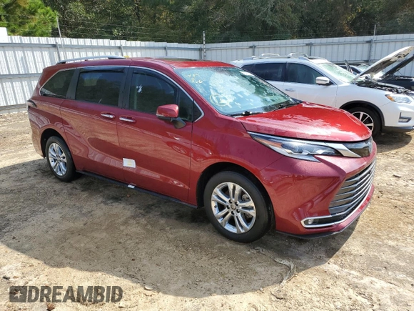 2022 Toyota Sienna Platinum z VIN 5TDESKFC3NS064258, wystawiony jako Copart lot #75260414 z przebiegiem Nie podano mil oraz Szkoda całkowita • Salvage title. Historia ofert i sprzedaży dostępna na DreamBid. Obrazek 4.