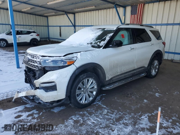 2020 Ford Explorer Limited with VIN 1FM5K8FWXLGD10741, listed as a Copart auction lot 45203355 with 0 mi miles and Salvage Title. Bid and sale history available at carsss.com. Image 1.