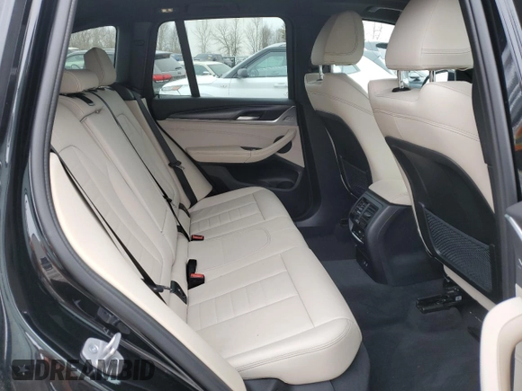 2022 BMW X3 xDrive30i with VIN 5UX53DP09N9K43964, listed as a Copart auction lot 48663145 with 32,306 mi miles and Salvage Title. Bid and sale history available at DreamBid. Image 11.