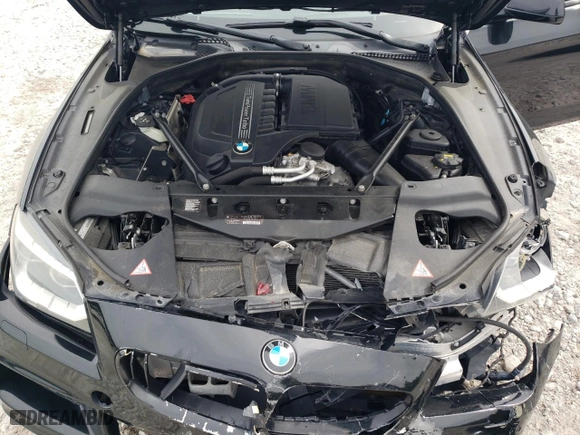 2015 BMW 6 Series 640i xDrive with VIN WBA6B8C56FD453645, listed as a Copart auction lot 68532103 with 0 mi miles and Salvage Title. Bid and sale history available at carsss.com. Image 11.