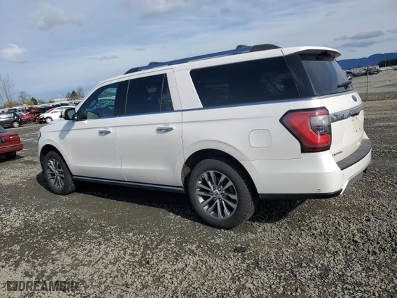 2018 Ford Expedition Max Limited with VIN 1FMJK2AT0JEA14001, listed as a Copart auction lot 45220055 with 119,183 mi miles and Salvage Title. Bid and sale history available at carsss.com. Image 2.