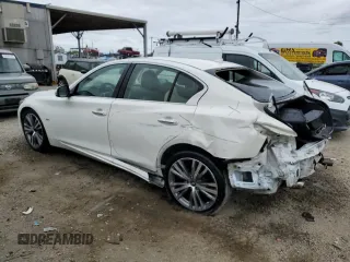 2018 Infiniti Q50 Sport z VIN JN1EV7AP9JM362031, wystawiony jako Copart lot #53579505 z przebiegiem 57 217 mil mil oraz Szkoda całkowita • Salvage title. Historia ofert i sprzedaży dostępna na DreamBid. Obrazek 2.