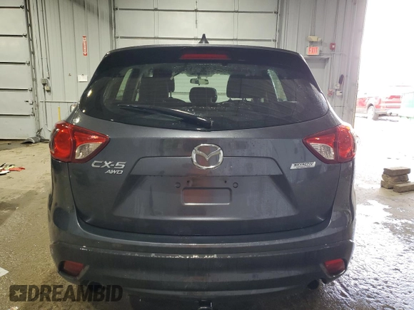 2015 Mazda CX-5 Sport with VIN JM3KE4BY0F0513835, listed as a Copart auction lot 43627295 with 131,258 mi miles and Salvage Title. Bid and sale history available at carsss.com. Image 6.