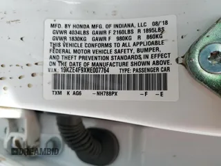 2019 Honda Insight Touring z VIN 19XZE4F9XKE007764, wystawiony jako Copart lot #54619275 z przebiegiem 24 441 mil mil oraz Szkoda całkowita • Salvage title. Historia ofert i sprzedaży dostępna na DreamBid. Obrazek 12.