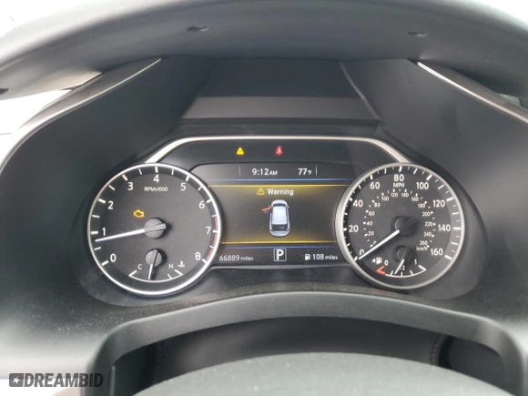2017 Nissan Murano Platinum with VIN 5N1AZ2MG5HN203618, listed as a Copart auction lot 51746065 with 66,889 mi miles and Salvage Title. Bid and sale history available at carsss.com. Image 9.