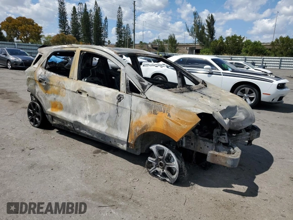 2020 Ford EcoSport SE with VIN MAJ3S2GE3LC350817, listed as a Copart auction lot 50931315 with Not Provided miles and Non Repairable. Bid and sale history available at carsss.com. Image 4.