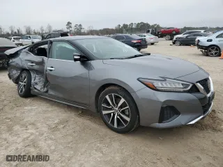 2022 Nissan Maxima SV with VIN 1N4AA6CV4NC502162, listed as a Copart auction lot 45600635 with 64,215 mi miles and Salvage Title. Bid and sale history available at carsss.com. Image 4.
