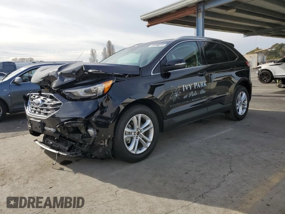 2019 Ford Edge SEL with VIN 2FMPK3J94KBC24182, listed as a Copart auction lot 45706015 with 18,828 mi miles and Salvage Title. Bid and sale history available at carsss.com. Image 1.