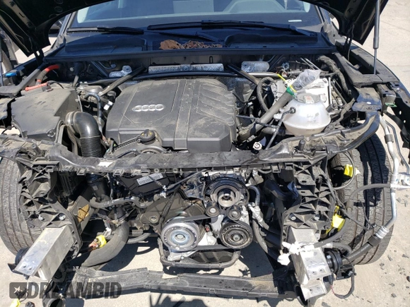 2022 Audi Q5 Premium with VIN WA1ABAFY0N2123790, listed as a Copart auction lot 51836824 with 27,745 mi miles and Salvage title. Bid and sale history available at DreamBid. Image 11.
