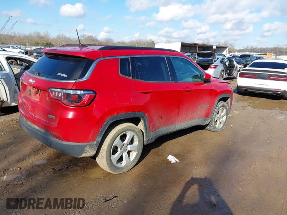 2018 Jeep Compass Latitude z VIN 3C4NJDBB3JT249146, wystawiony jako IAAI lot #41208876 z przebiegiem 78 192 mil mil oraz . Historia ofert i sprzedaży dostępna na DreamBid. Obrazek 4.