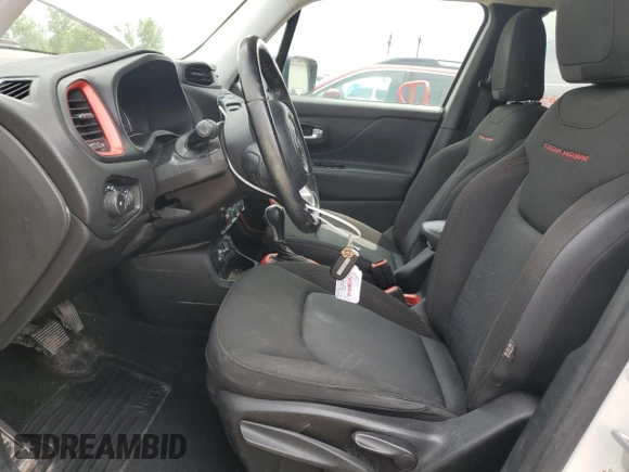 2017 Jeep Renegade Trailhawk with VIN ZACCJBCB7HPE93426, listed as a Copart auction lot 59861305 with 153,094 mi miles and Clean title. Bid and sale history available at DreamBid. Image 7.