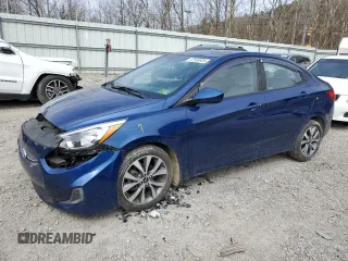 2017 Hyundai Accent SE with VIN KMHCT4AE6HU285003, listed as a Copart auction lot 47580605 with 77,168 mi miles and Salvage Title. Bid and sale history available at carsss.com. Image 1.
