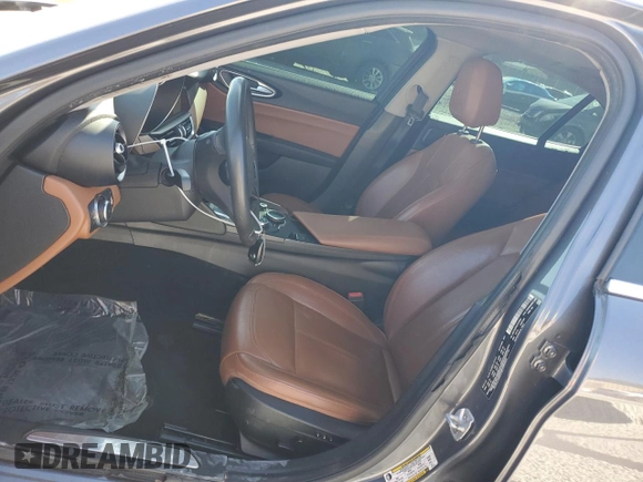 2018 Alfa Romeo Giulia with VIN ZARFAEDN4J7572553, listed as a Copart auction lot 46998825 with 111,778 mi miles and Salvage title. Bid and sale history available at DreamBid. Image 7.
