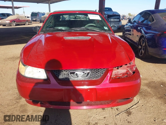 2000 Ford Mustang with VIN 1FAFP4445YF270477, listed as a IAAI auction lot 41205072 with 130,041 mi miles. Bid and sale history available at carsss.com. Image 12.