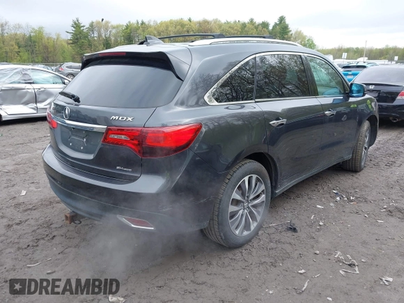 2016 Acura MDX Technology z VIN 5FRYD4H46GB059313, wystawiony jako IAAI lot #42208726 z przebiegiem 87 106 mil mil oraz . Historia ofert i sprzedaży dostępna na DreamBid. Obrazek 4.