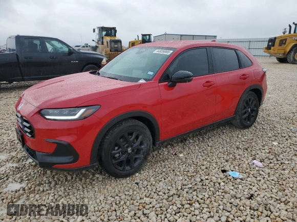 2024 Honda HR-V Sport with VIN 3CZRZ1H58RM756893, listed as a Copart auction lot 44939995 with 7,088 mi miles and Salvage Title. Bid and sale history available at DreamBid. Image 1.
