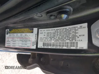 2006 Toyota Tacoma with VIN 5TEMU52NX6Z193763, listed as a IAAI auction lot 42760890 with 232,694 mi miles and . Bid and sale history available at DreamBid. Image 9.