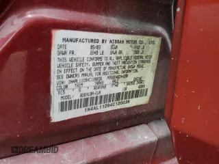 2004 Nissan Altima with VIN 1N4AL11D94C120036, listed as a Copart auction lot 64021625 with 89,105 mi miles and Salvage title. Bid and sale history available at DreamBid. Image 13.