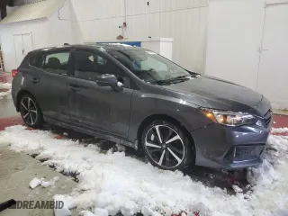 2022 Subaru Impreza Sport with VIN 4S3GTAM61N3704157, listed as a Copart auction lot 88740905 with 58,243 mi miles and Salvage Title. Bid and sale history available at carsss.com. Image 4.