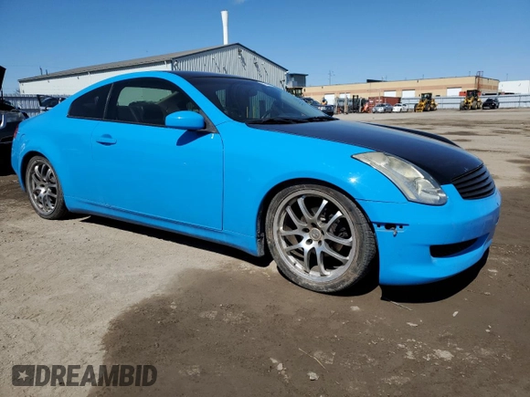 2004 Infiniti G35 w/Leather with VIN JNKCV54E54M812330, listed as a Copart auction lot 52854395 with 331,166 mi miles and Salvage Title. Bid and sale history available at DreamBid. Image 4.