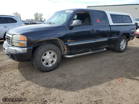 2004 GMC Sierra 1500 SLT with VIN 1GTEK19T14E310475, listed as a Copart auction lot 71742464 with 0 mi miles and Salvage Title. Bid and sale history available at carsss.com. Image 1.