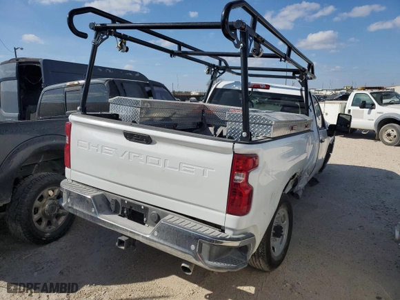 2024 Chevrolet Silverado 2500HD Work Truck with VIN 1GC0WLE79RF394369, listed as a Copart auction lot 76630484 with 0 mi miles and Salvage Title. Bid and sale history available at carsss.com. Image 3.
