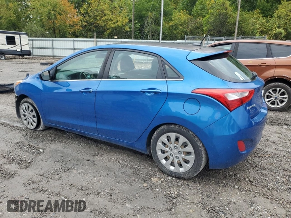 2017 Hyundai Elantra GT with VIN KMHD35LH6HU377018, listed as a Copart auction lot 72765934 with 67,883 mi miles and Salvage Title. Bid and sale history available at carsss.com. Image 2.