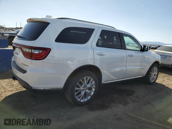 2014 Dodge Durango Citadel with VIN 1C4SDJETXEC331082, listed as a Copart auction lot 48679195 with 155,273 mi miles and Salvage title. Bid and sale history available at DreamBid. Image 3.