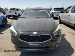 2014 Kia Cadenza Premium with VIN KNALN4D79E5129357, listed as a Copart auction lot 63249684 with 96,664 mi miles and Salvage Title. Bid and sale history available at carsss.com. Image 5.