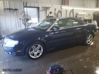 2007 Audi A4 2.0T with VIN WAUAF48H27K014840, listed as a Copart auction lot 46172545 with 101,793 mi miles and Salvage Title. Bid and sale history available at carsss.com. Image 1.