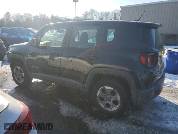 2016 Jeep Renegade Sport with VIN ZACCJBAW3GPC70790, listed as a Copart auction lot 42092565 with 14,125 mi miles and Salvage Title. Bid and sale history available at DreamBid. Image 2.