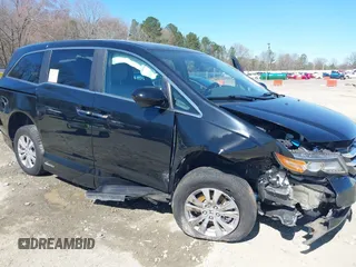 2016 Honda Odyssey EX-L with VIN 5FNRL5H61GB109793, listed as a IAAI auction lot 41827638 with 78,531 mi miles and . Bid and sale history available at DreamBid. Image 6.