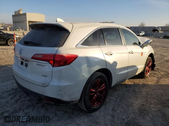 2015 Acura RDX with VIN 5J8TB4H3XFL025123, listed as a Copart auction lot 41508685 with 0 mi miles and Salvage Title. Bid and sale history available at carsss.com. Image 3.