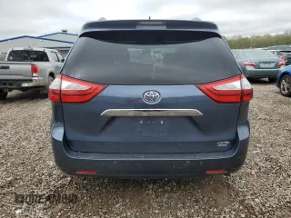 2017 Toyota Sienna XLE with VIN 5TDDZ3DC1HS175704, listed as a Copart auction lot 55289975 with 111,095 mi miles and Salvage Title. Bid and sale history available at DreamBid. Image 6.