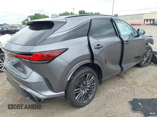 2023 Lexus RX 500h F Sport Performance with VIN 2T2BCMEA8PC001532, listed as a IAAI auction lot 42674608 with 22,051 mi miles and . Bid and sale history available at DreamBid. Image 4.