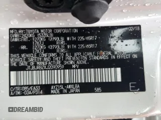 2018 Lexus NX 300h с VIN JTJBJRBZXJ2090959, выставлен на аукционе Copart как лот 45409485 с пробегом 121 183 миль миль и Списание • Salvage title. История ставок и продаж доступна на DreamBid. Изображение 13.