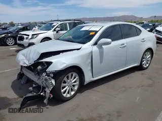 2010 Lexus IS 250 with VIN JTHBF5C23A2096390, listed as a IAAI auction lot 42361037 with 105,435 mi miles and . Bid and sale history available at DreamBid. Image 2.