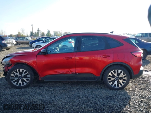 2020 Ford Escape SE Sport Hybrid with VIN 1FMCU0BZ0LUC58668, listed as a IAAI auction lot 41959552 with 77,838 mi miles and . Bid and sale history available at DreamBid. Image 14.