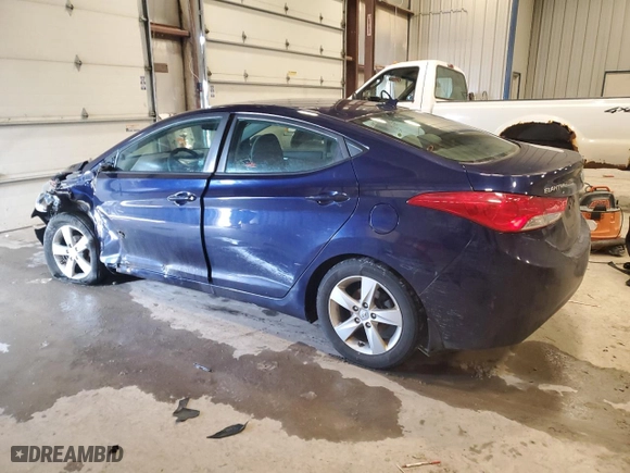 2013 Hyundai Elantra GLS PZEV with VIN 5NPDH4AE6DH276901, listed as a Copart auction lot 47919095 with 146,870 mi miles and Non Repairable. Bid and sale history available at carsss.com. Image 2.