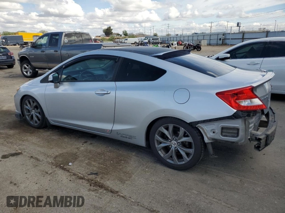 2012 Honda Civic Si with VIN 2HGFG4A56CH703773, listed as a Copart auction lot 56449825 with 117,675 mi miles and Salvage title. Bid and sale history available at DreamBid. Image 2.