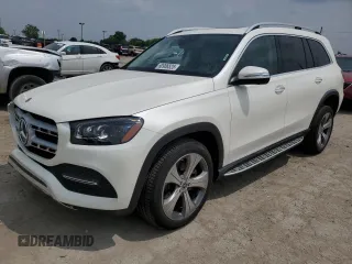 2021 Mercedes-Benz GLS 450 with VIN 4JGFF5KE6MA372629, listed as a Copart auction lot 60906525 with 53,987 mi miles and Salvage title. Bid and sale history available at DreamBid. Image 1.