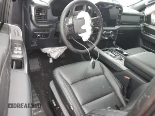 2024 Ford F-150 XLT with VIN 1FTFW3L59RKD84279, listed as a Copart auction lot 44623725 with 8,991 mi miles and Salvage Title. Bid and sale history available at carsss.com. Image 8.