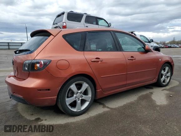 2005 Mazda 3 s with VIN JM1BK343351233932, listed as a Copart auction lot 51490275 with 211,731 mi miles and Salvage Title. Bid and sale history available at carsss.com. Image 3.